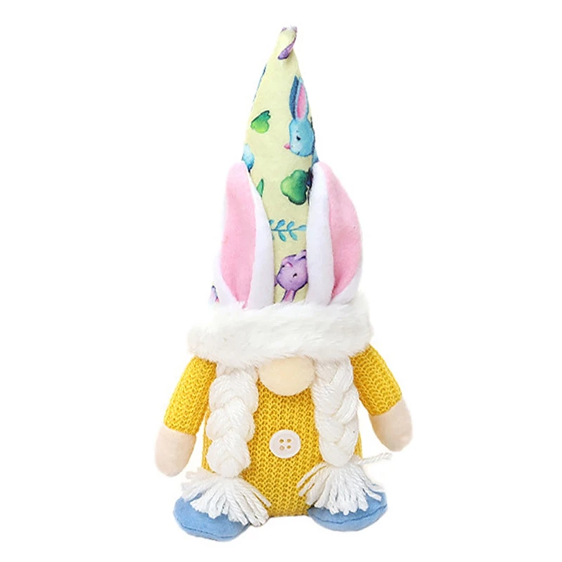 

AT14 Easter Rudolf Doll Rabbit Elf Bunny Gnomes Kids Toys Gift DIY Happy Easter Party Decor For Home