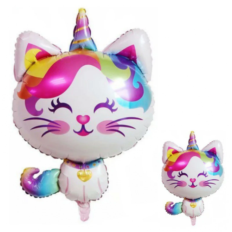 

Фольгированные гелиевые шары милый большой шар в виде кошки, алюминиевая пленка, день рождения, детская игрушка, товары для счастливечерние