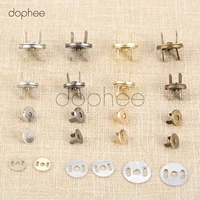 dophee 10pcs 14mm 4 colors thin magnetic snaps buttons lady craft bags handbag purse wallet accessories