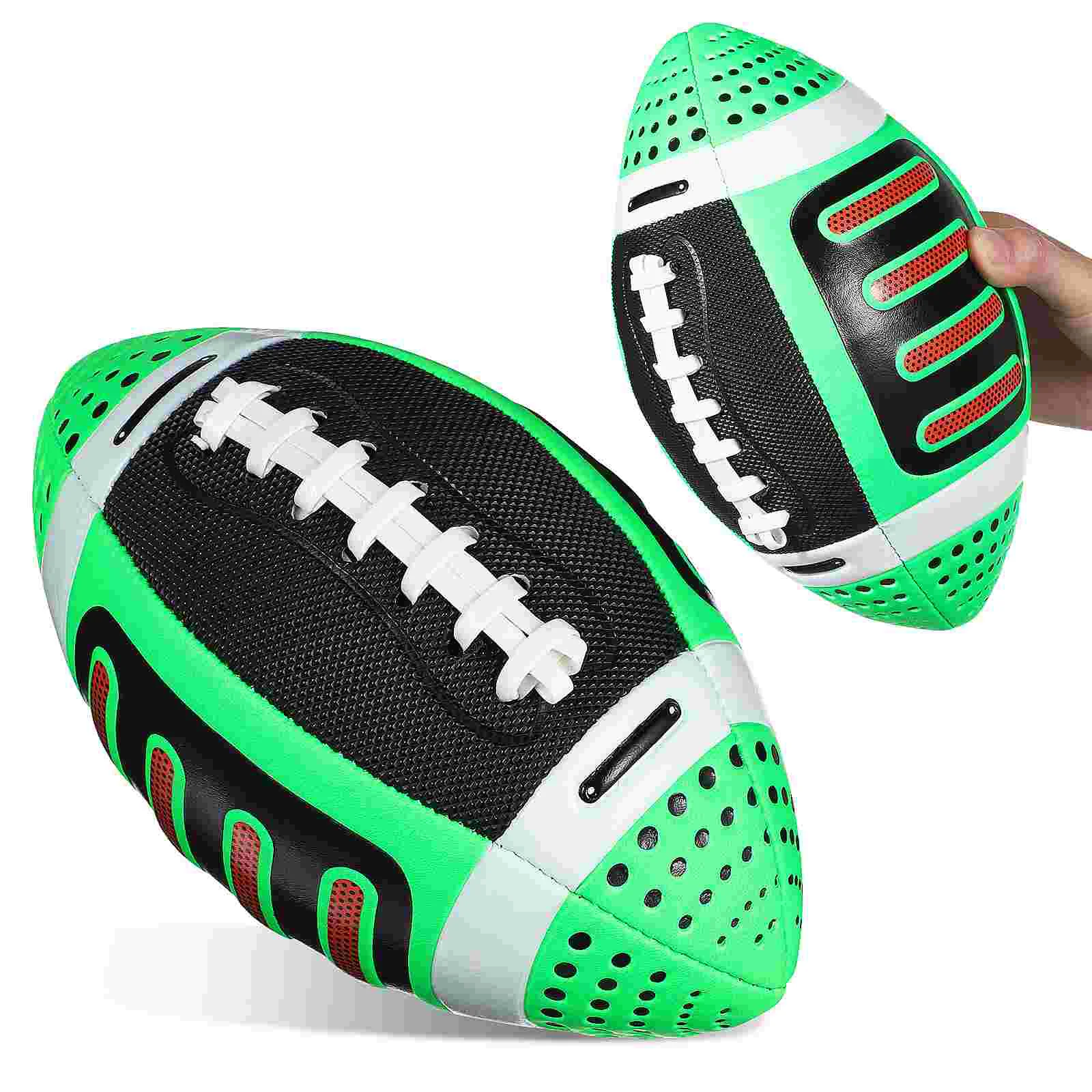 

Training Rugby Ball American Football Soccer Outdoor Exercise Accessory Small Size Americano