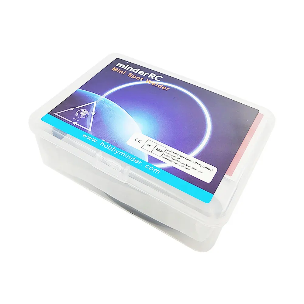 MinderRC DH30 OLED Screen Portable Spot Welder For Max 0.15mm Nickel Strip Spot Welding Machine 18650 21700 5000mAh Lipo Include