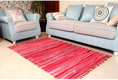 Красочный вязаный полосатый коврик для дома, прямоугольные ковры, коврик для гостиной, спальни, ванной комнаты, дивана, стульев, кухни, коврика