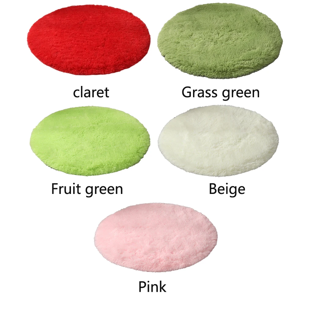 

Прикроватный коврик для спальни, кухонные коврики круглой формы, моющийся напольный коврик, удобный ковер для дома, офиса, общежития, винно-...