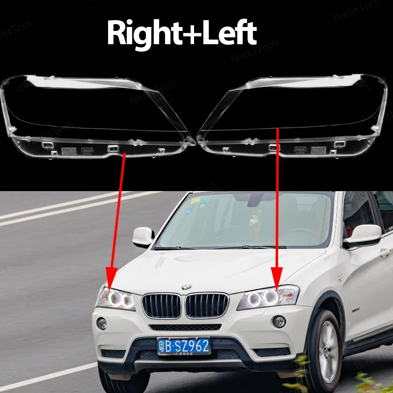 

Крышка фары для BMW F25 предварительно фейслинг 2010-2013 прозрачный корпус передние фары корпус стеклянная крышка лампы