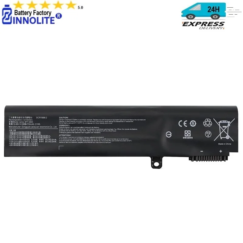 Аккумулятор для ноутбука, совместимый с MSI GE62 GL62 GL62M GL72 GE72 2QC 2QD 2QE