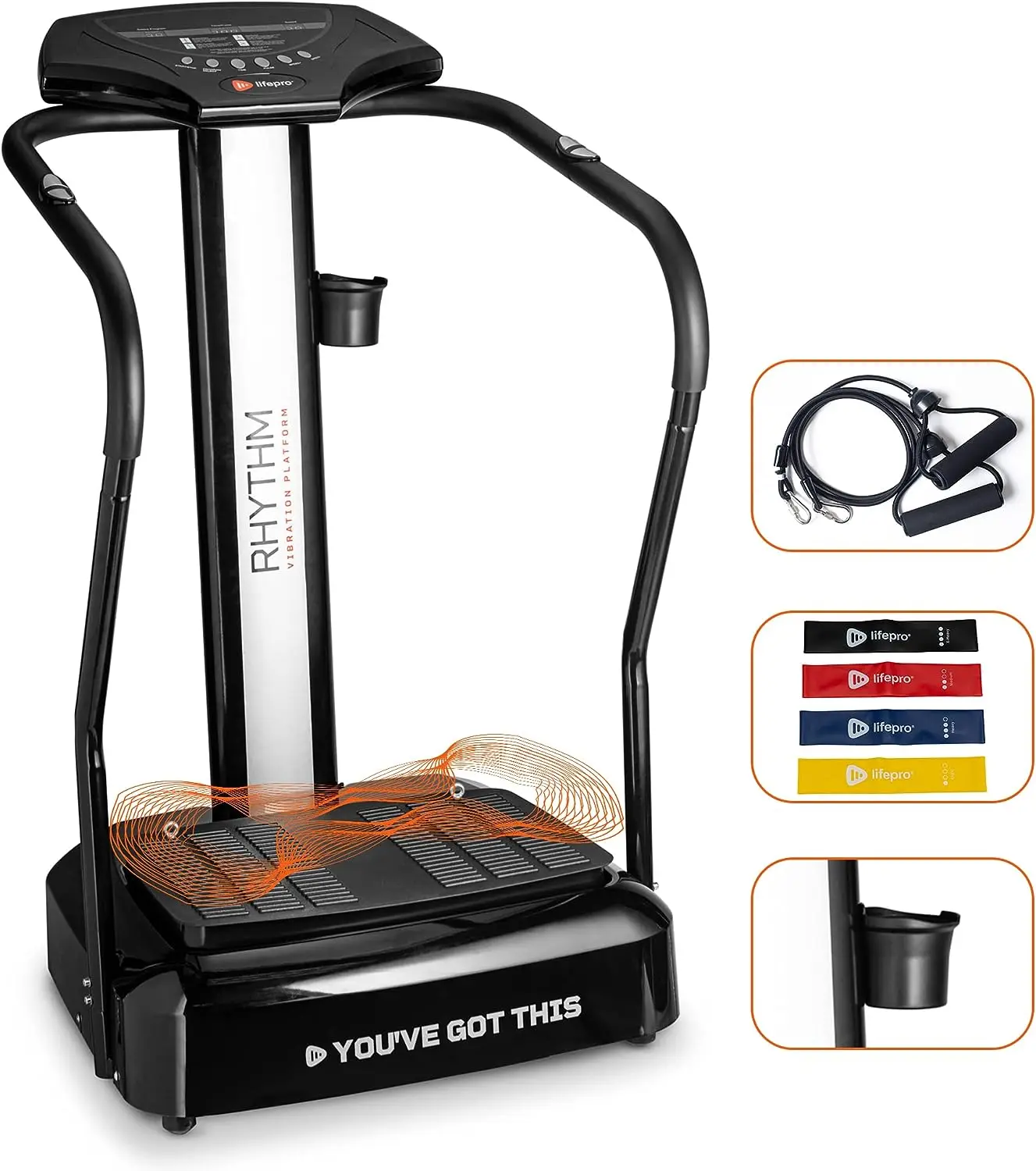 

Plate Exercise Machine with Handles, Vibrating Plate Exercise Machine, Vibration Platform Machines, Vibration Plate Lymphatic Dr