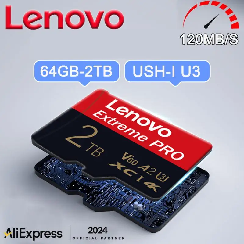 Оригинальная карта памяти Lenovo 128 ГБ класс 10 V60 TF-карта 1 ТБ мини SD-карта 512 256