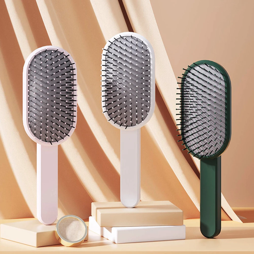 

Расческа для волос с широкими зубьями на воздушной подушке, легкий массажный гребень, Портативный прочный удобный пластиковый, для професс...