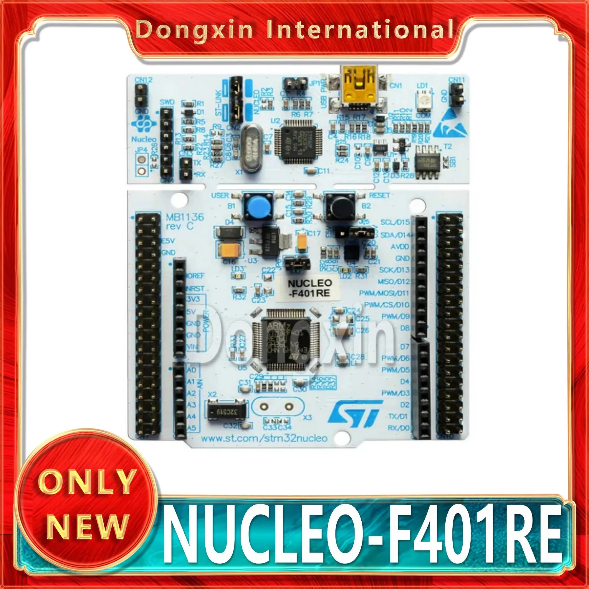 Микроконтроллер NUCLEO-F401RE STM32F401RET6 Плата разработки STM32 Nucleo-64