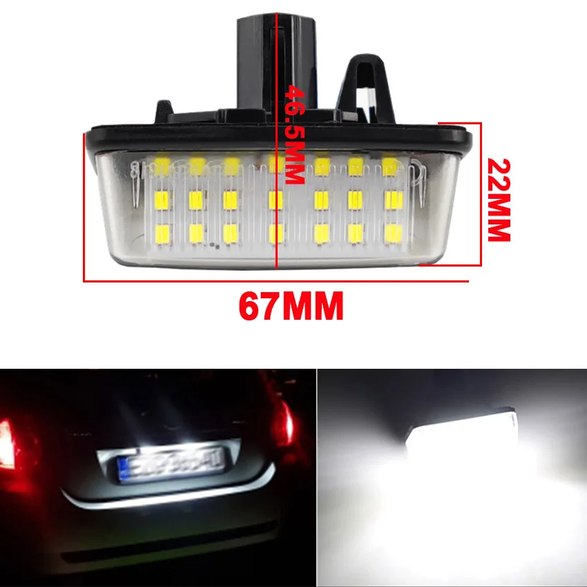 2 шт. для Toyota Alphard Wish Noah Voxy Estima Caldina Corolla Crown Majesta Starlet Sprinter Celica Raum светодиодный