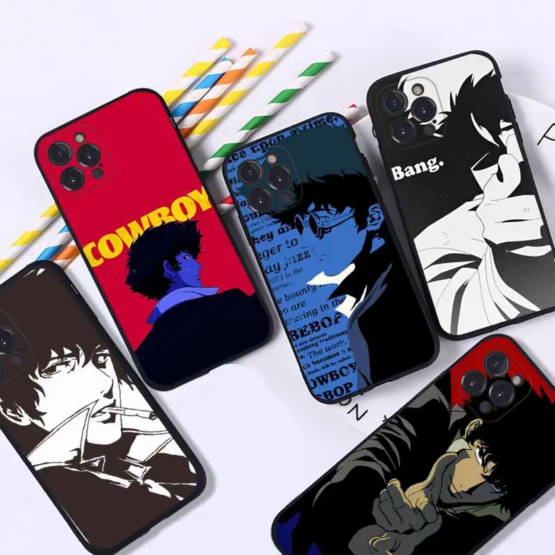 

Space Cowboy Bebop Phone Case For iPhone 8 7 6 6S Plus X SE 2020 XR XS 14 11 12 13 Mini Pro Max Mobile Case