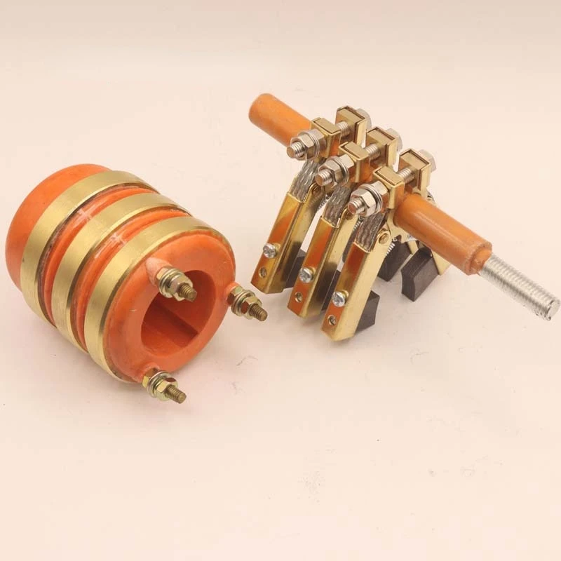 8 ячеек Угольная щетка в елочку для держателя V-образный кронштейн полностью из