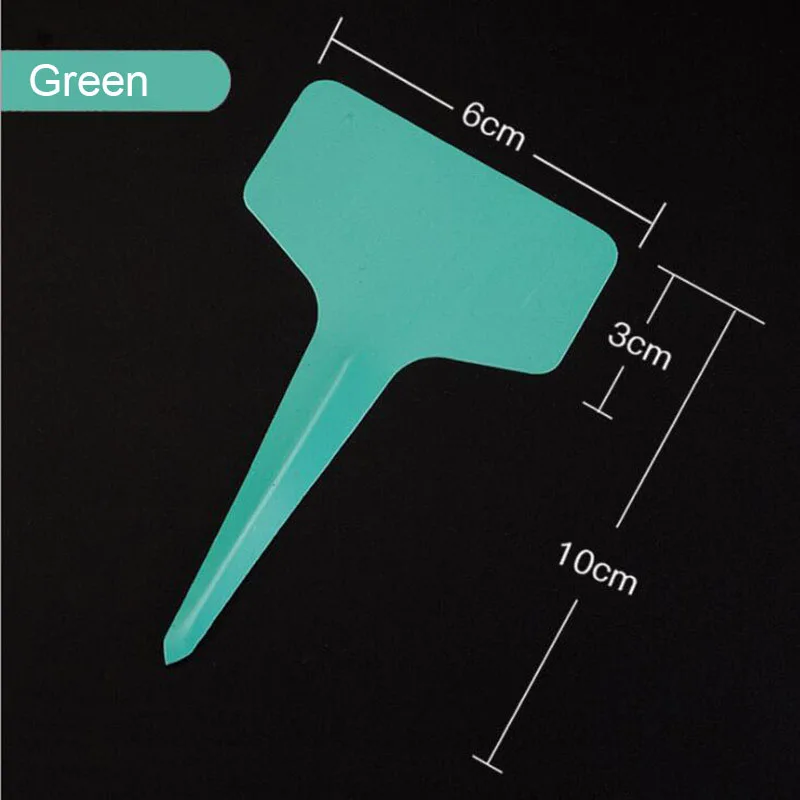 100 шт. бирка для растений Т-образные маркеры этикетки детских горшков садовый