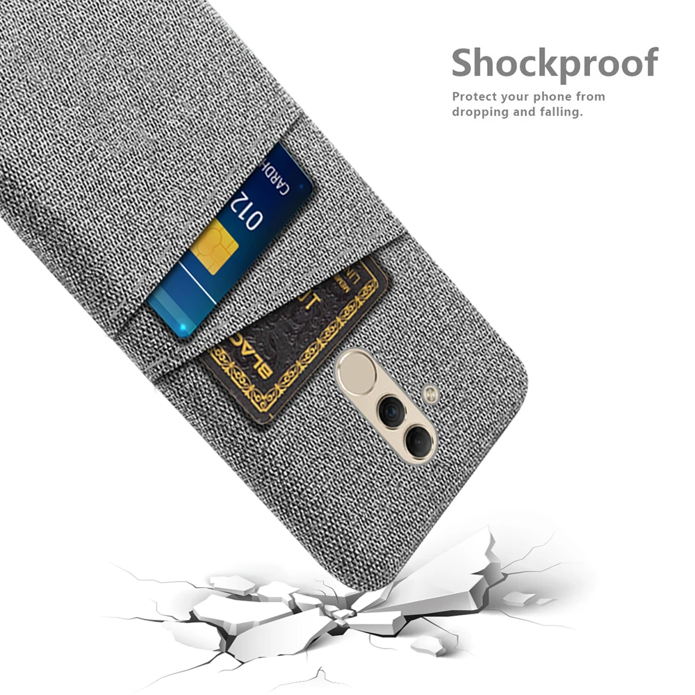 

Fabric Case For Huawei Mate 20 Lite Case Mate20 Lite SNE-LX1 Luxury Fabric Dual Card Cover For Huawei Mate 20 Lite 20 Pro Coque