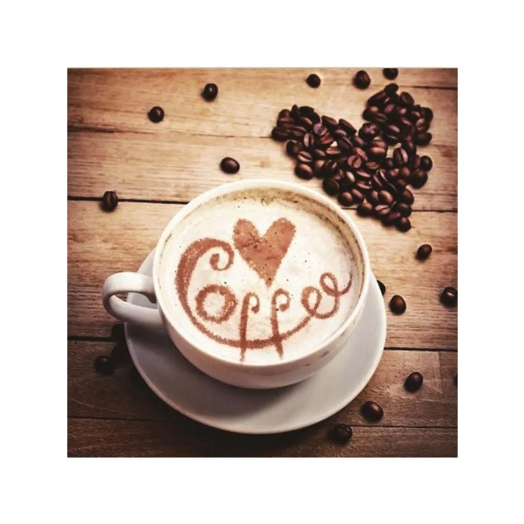 

Алмазная 5D Вышивка Evershine, полноразмерная картина «сделай сам» с изображением кофе, вышивка крестиком, мозаика, распродажа, украшение для дом...