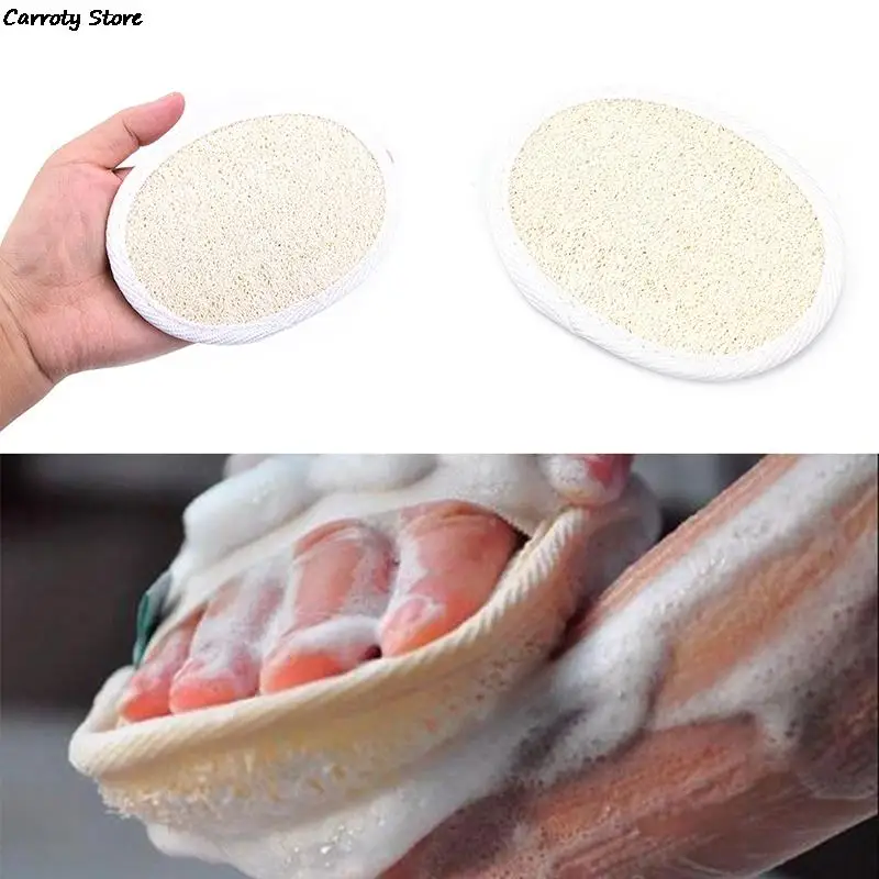 

Natural Bath Exfoliating/Dead Skin Removing Sponge Body Massage Spa Cleaning Shower Brush Bath Tools Bathroom For Kids Adult