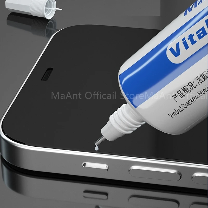 

MaAnt 6002 Cellphone Glue Black Clear Liquid Multi Purpose Adhesive For iPhone iPad Samsung Frame Back Cover LCD Touch Glass
