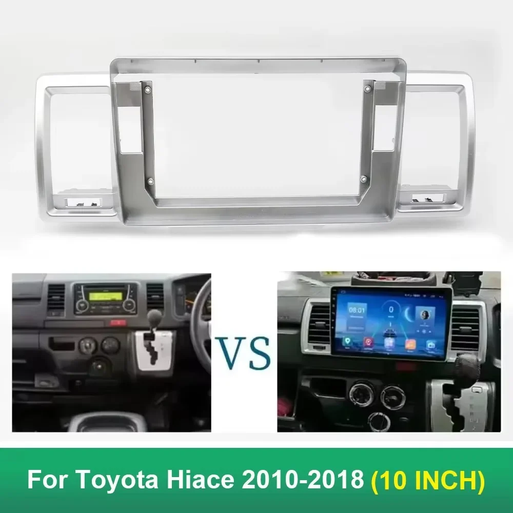 10-дюймовый автомобильный рамочный адаптер декодер Canbus Box для Toyota Hiace 2010-2018 Android Radio