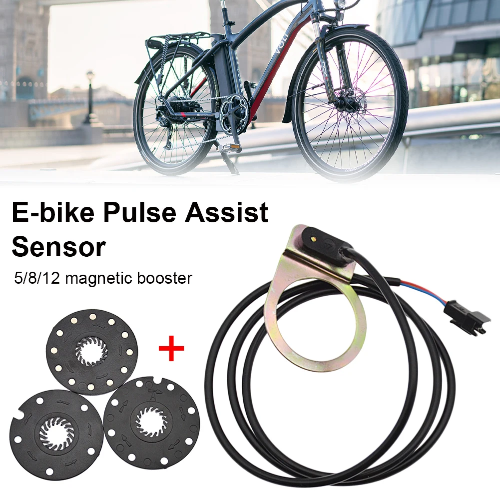 

New 5/8/12 Magnets Electric Bicycle Pedal PAS System Assistant Sensor Speed Sensor Alloy Pulse Assist Sensor E-bike Accessory