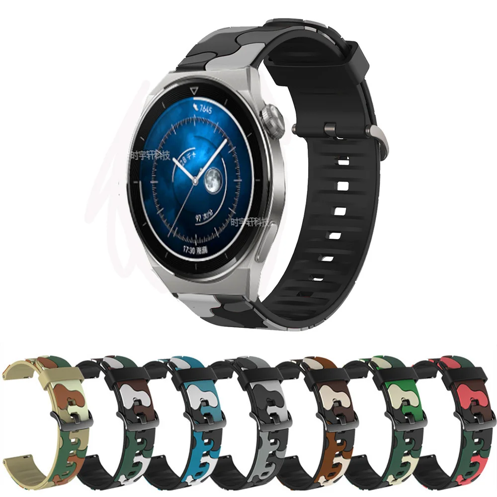 

Силиконовый ремешок для Huawei Watch GT 3 Pro, браслет 46 мм 43 мм 22 мм 20 мм для Huawei GT2 GT 3 42 мм/GT 2 Pro Runner 2E