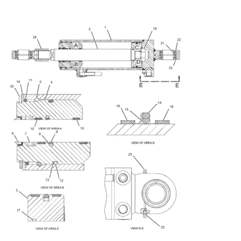 CAT M325B C D BOOM/ARM/BUCKET КОМПЛЕКТ УПЛОТНЕНИЙ ЦИЛИНДРОВ И ОСНОВНЫЙ НАСОС ГЛАВНЫЙ КЛАПАН