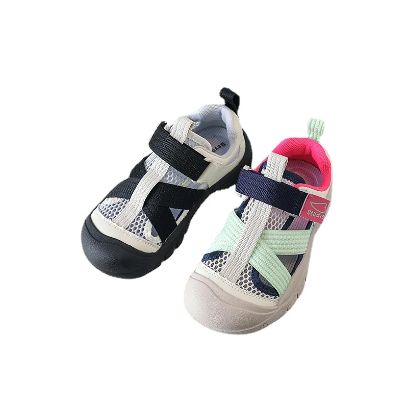 

Летняя Детская сетчатая обувь, дышащая дизайнерская спортивная обувь для мальчиков, мягкая подошва, удобная детская обувь, холщовая обувь для девочек