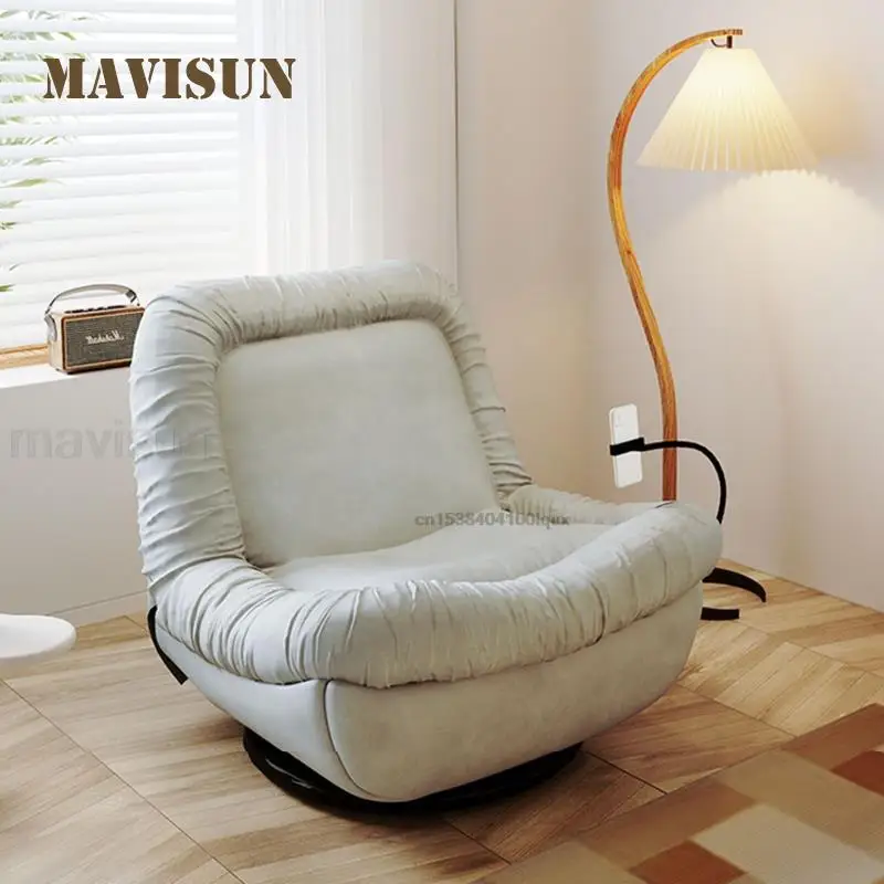 

Electric Rocking Chair For Living Room Multifunctional Single Sofa With Phone Holder Comfortable 360°Rotating Relaxing Chairs