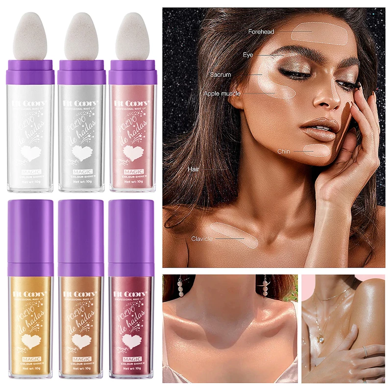 

Сказочная пудра хайлайтер пудра мерцающие Контурные Румяна Пудра крупные мерцающие восстанавливающие Румяна для девушек лица тела Красот...