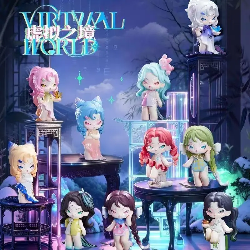 Фото Оригинальная серия мини-сюрпризов DODO Nami Virtual Realm: декоративная фигурка-кукла ручной работы в закрытой коробке, подарок на день рождения №1