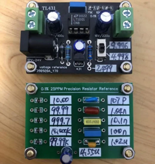 

TL431 voltage reference board/431 reference voltage source/with precision resistance reference board for calibrating multimeter