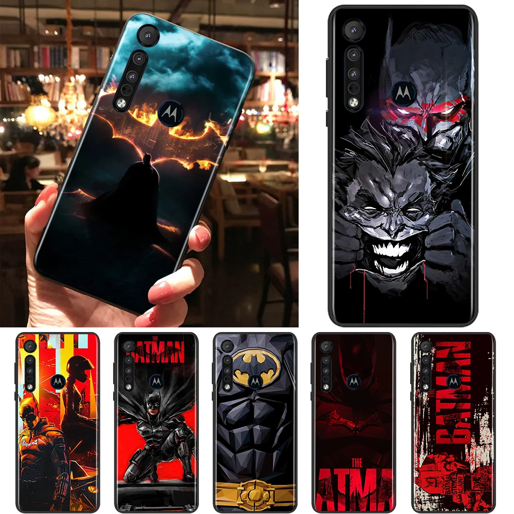 

DC Cool Superhero Batman Black Phone Case For Motorola Moto G9 G8 E20 E7 E6 One Marco Hyper Fusion Power Edge Plus Cover