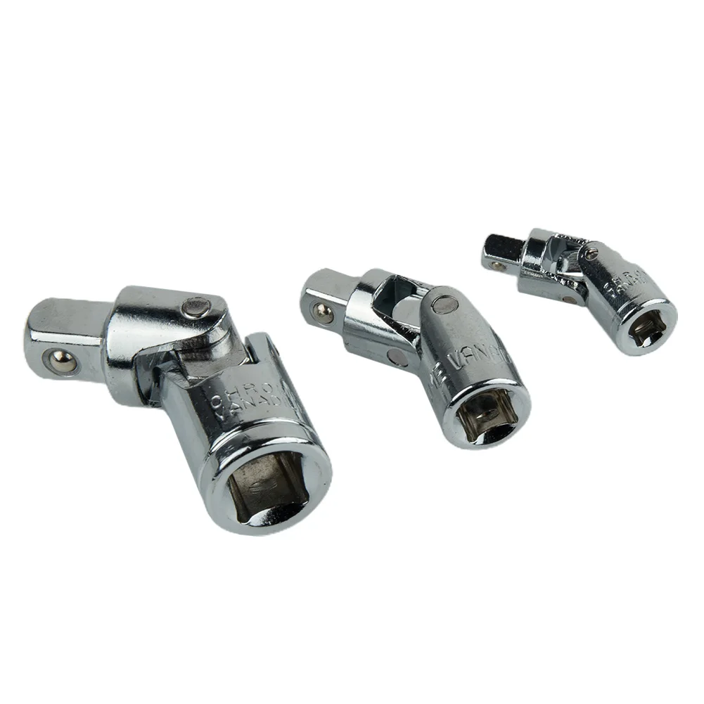 

Universal Joint Set Square Hole Ratchet Extension Bar Socket Adapter Swivel Bendable Adapter Wrenches Socket Tools