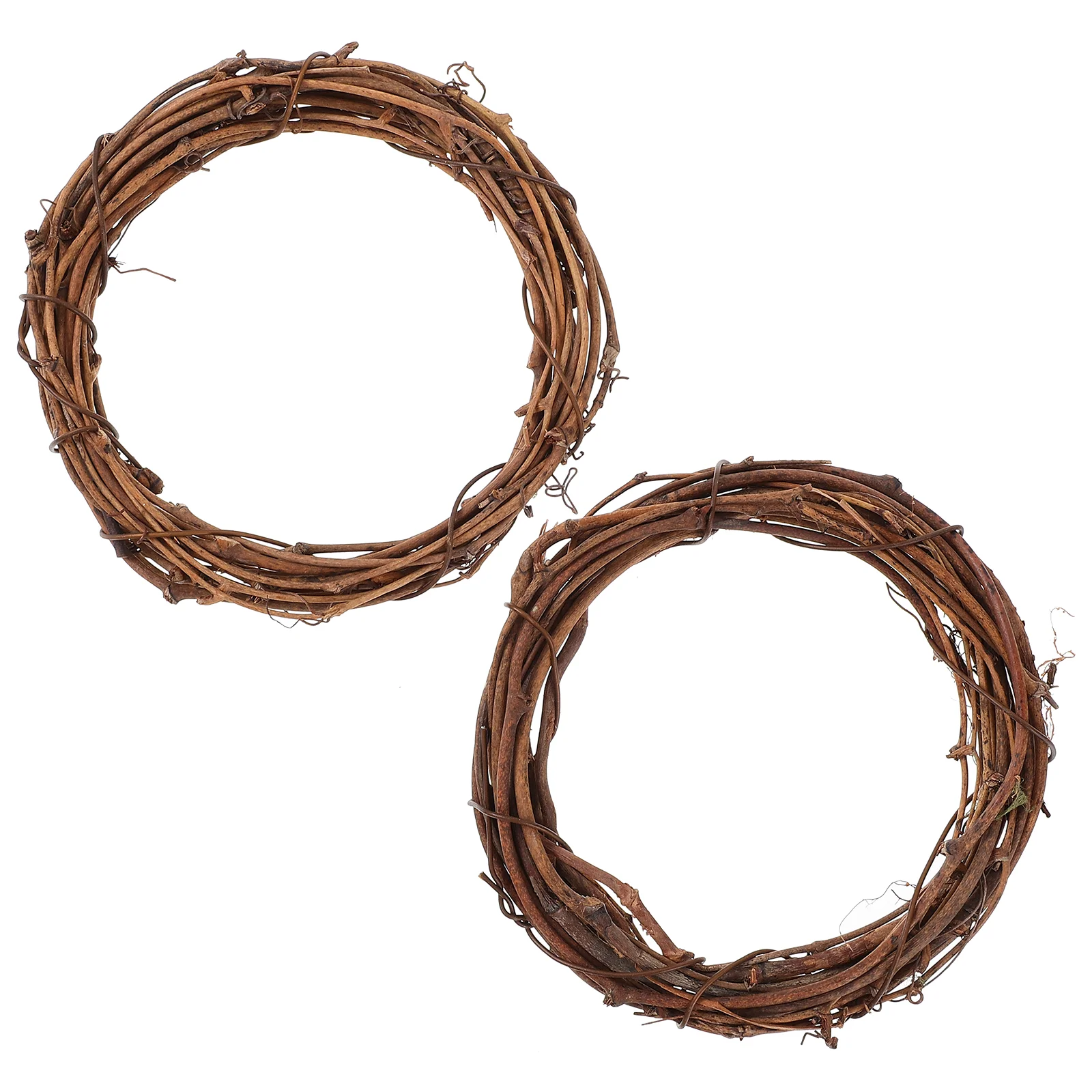 

Natural Grapevine Wreath Rings Rattan Vine Branch Door Wreath Hoop Floral Wreath Frame Diy Holiday Party Decorations Wedding