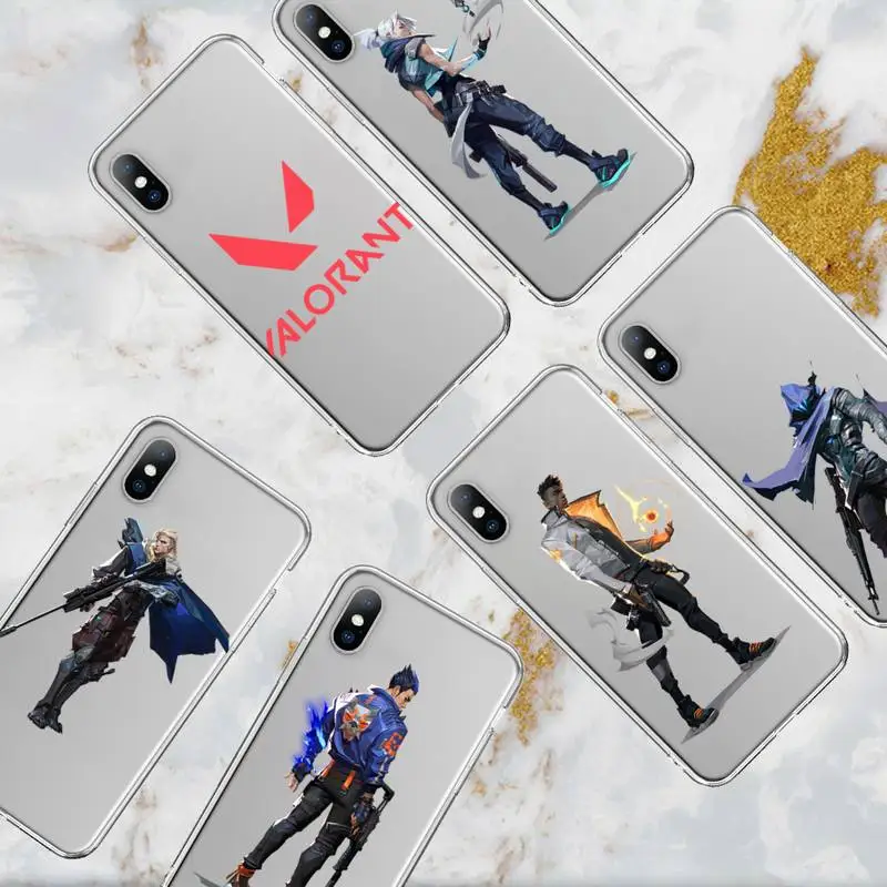Valorant GamePhone Case For Samsung GalaxyS20 S21 S30 FE Lite Plus A21 A51S Note20 Transparent Shell | Чехлы