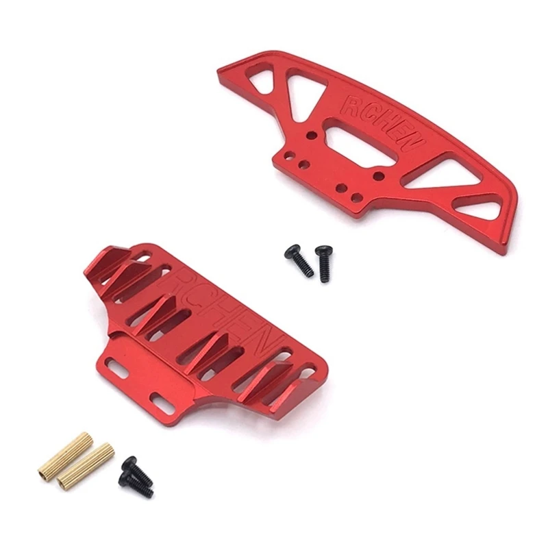 

-Metal Front & Rear Bumper For Wltoys 284131 K969 K979 K989 K999 P929 MINI-Q RC01 1/28 RC Car Upgrade Parts Accessories