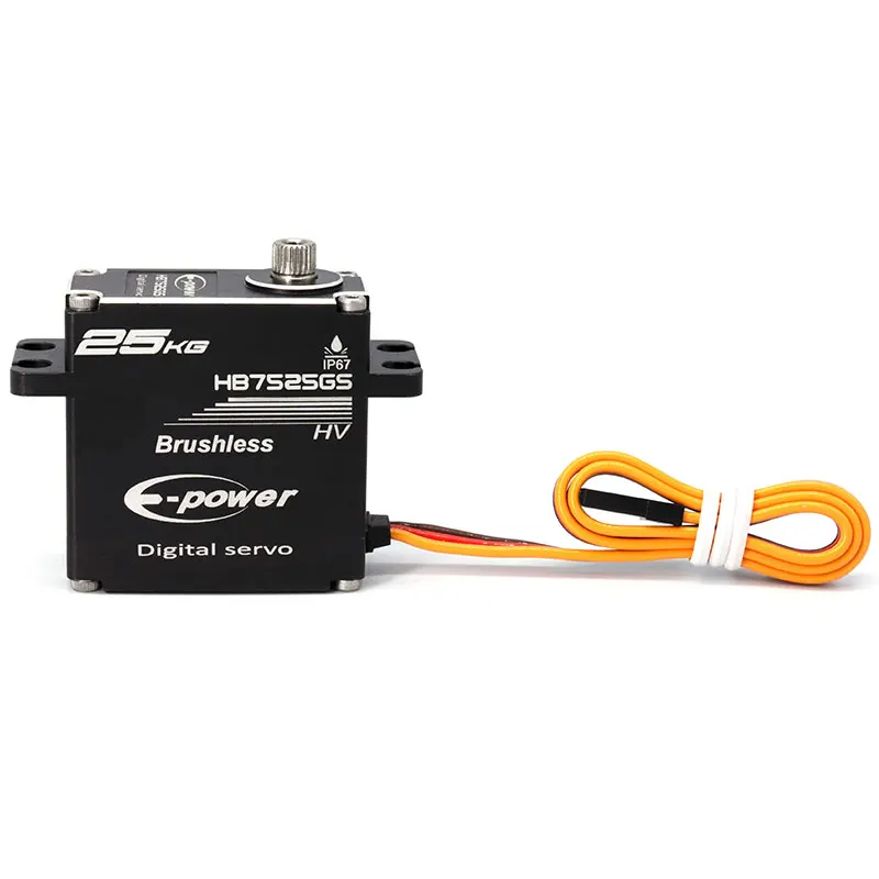 E-Power RC Servo Бесщеточный 25 кг 180 Полностью алюминиевый корпус Металлические