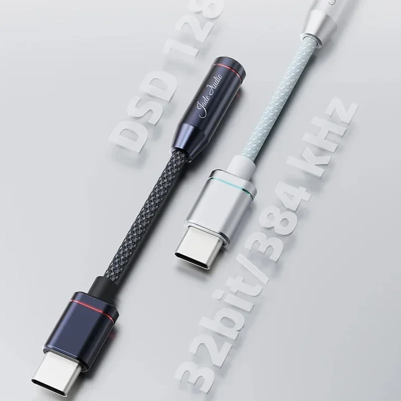 Фото FIIO JadeAudio JA11 HI-RES Тип C на 3,5 мм Аудиоадаптер для наушников USB ЦАП Аудиокабель для телефонов №3