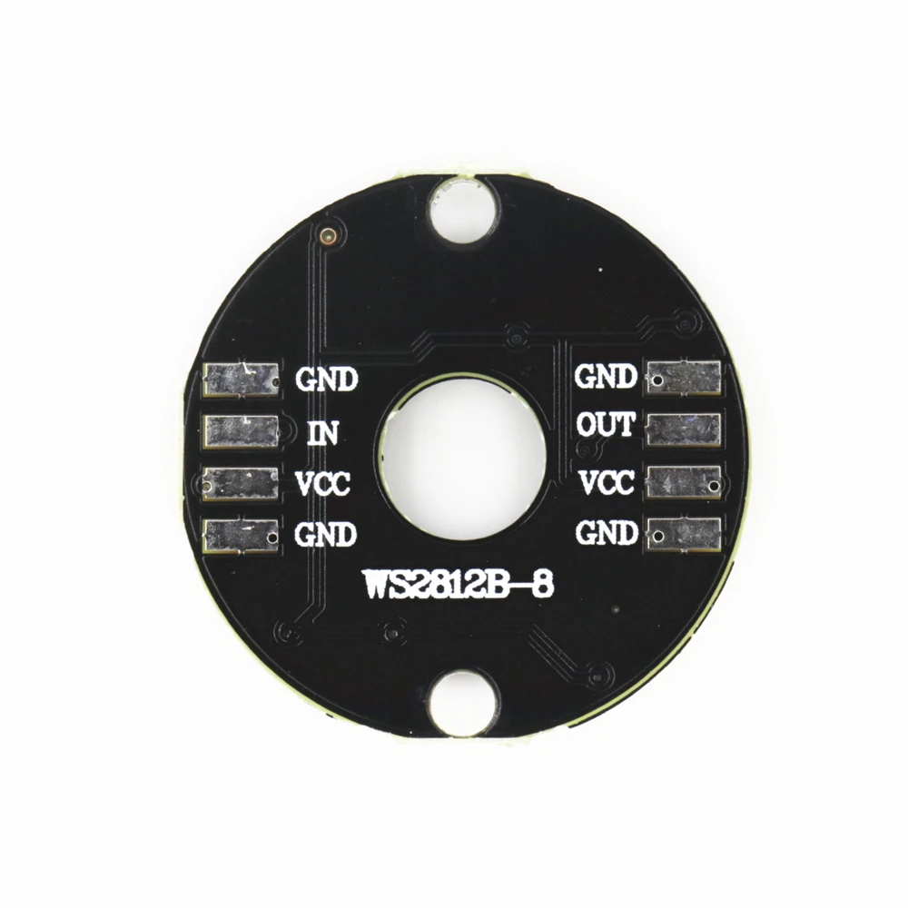 RGB LED Ring 8 Bits LEDs WS2812 5050 RGB LED Ring Lamp Light with Integrated Drivers for arduino Diy Kit images - 6