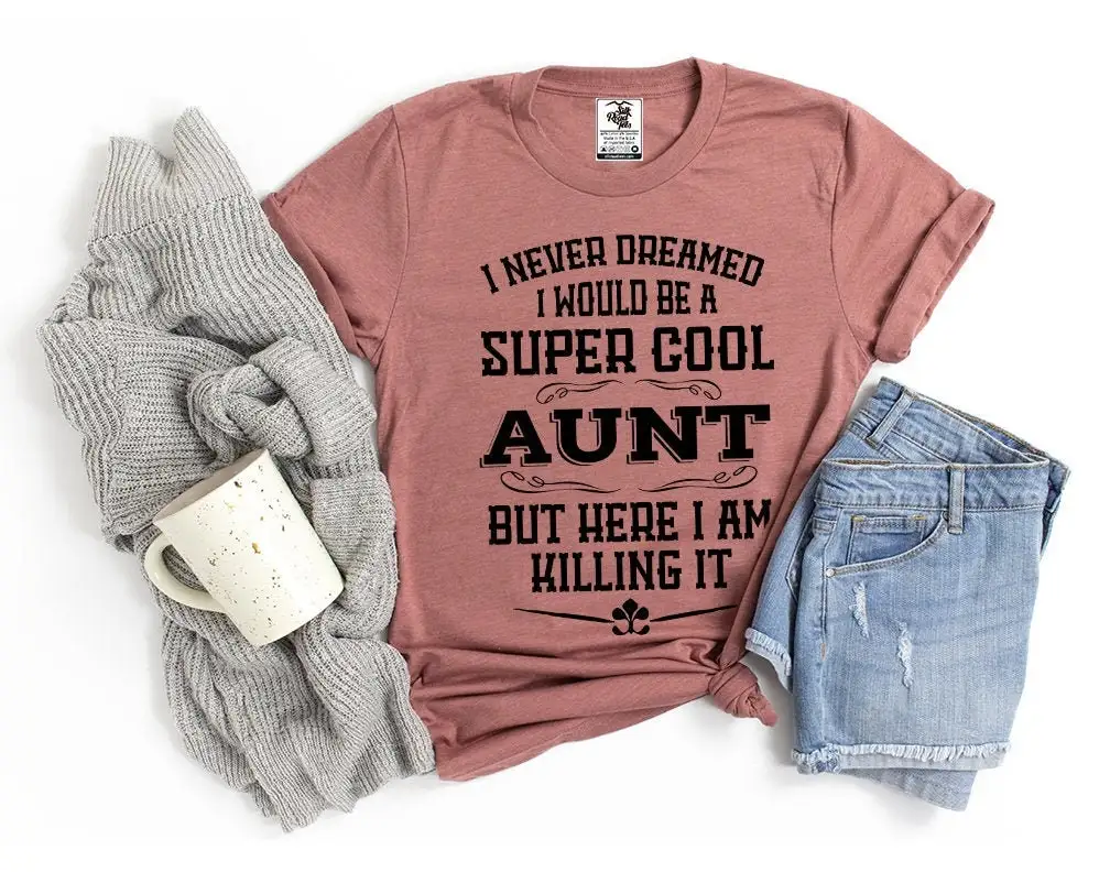 Футболка тетя для забавной сестры