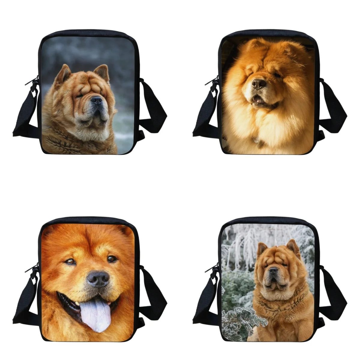 

Chowchow дизайнерские сумки через плечо для мужчин и женщин, маленькие сумки-тоуты, школьные сумки, модные сумки для книг для мальчиков, универсальные Наплечные сумки для девочек и мальчиков