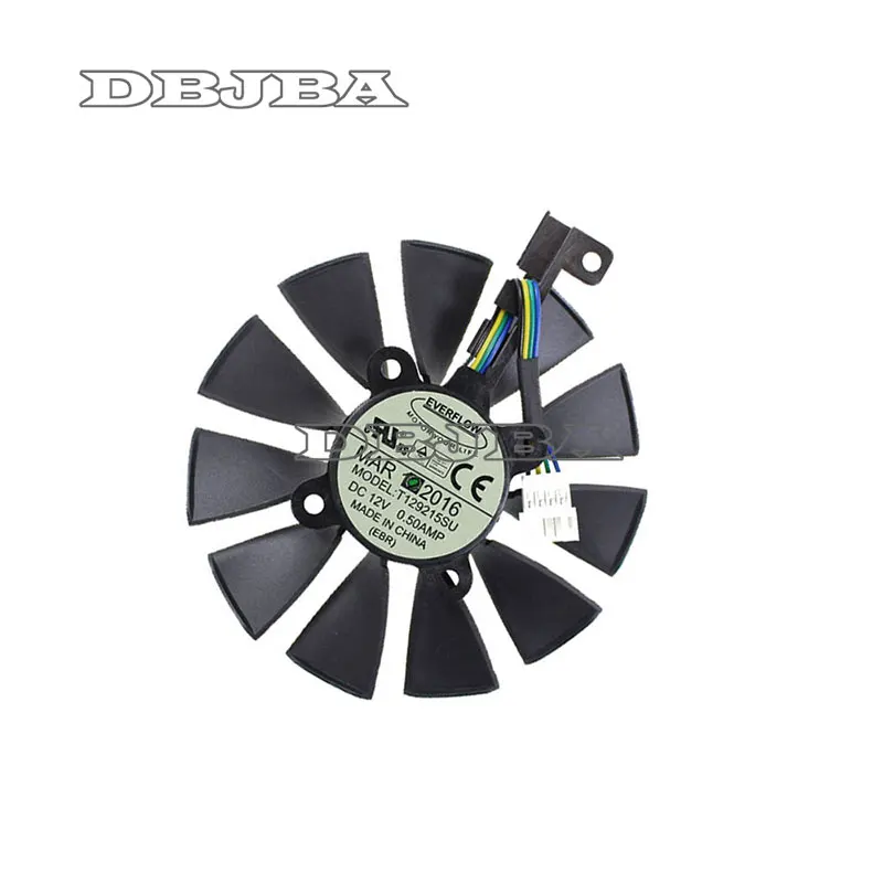 

Cooling Fan Graphic Video Card GTX 980Ti 960 970 1060 1070 87mm 4Pin T129215SU