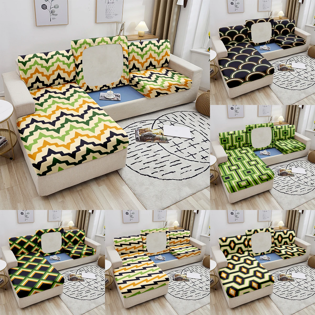 

Абстрактный чехол для дивана на сиденье для гостиной эластичные Чехлы для дивана Полиэстеровые Защитные чехлы для детской мебели с домашни...