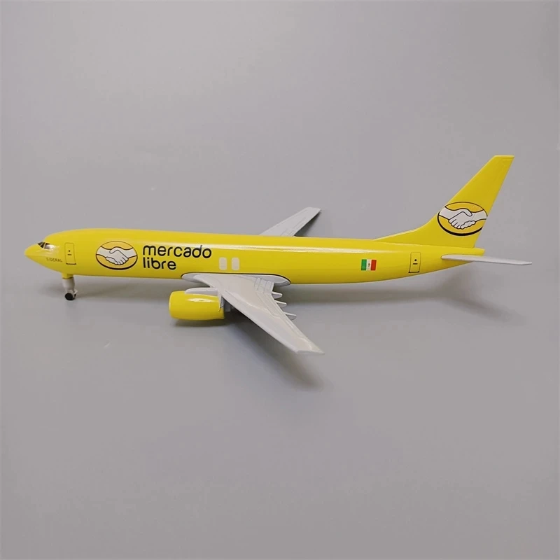 

Модель самолета из металлического сплава размером 20 см, Мексиканский Меркадо свободные авиалинии, Боинг 737, B737, авиационная модель самолета с литыми колесами