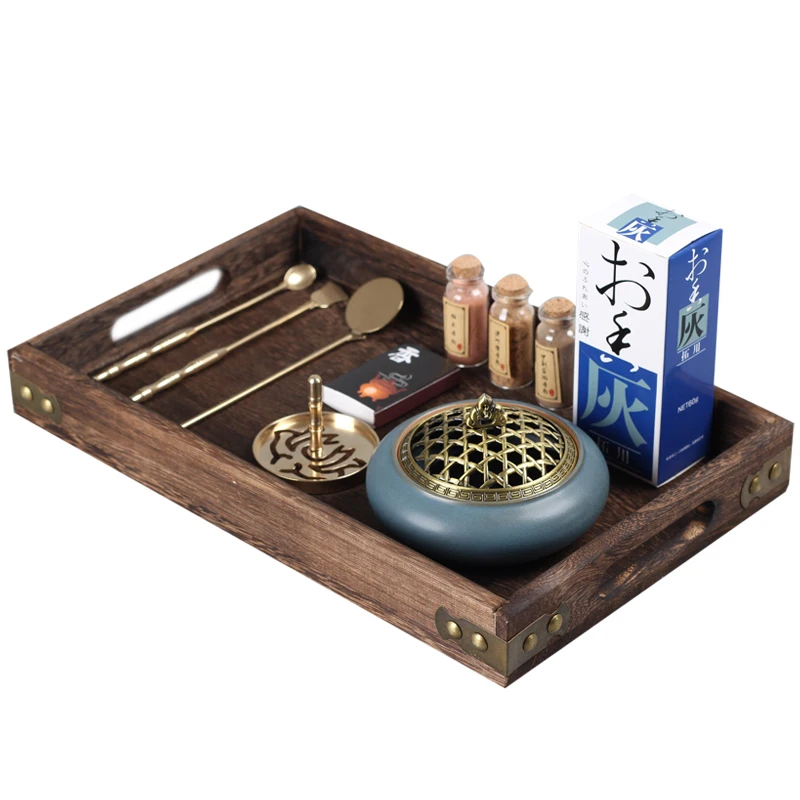 

Аксессуары для курильницы, инструмент для курильницы Taoist, стартовый набор, керамическая курильница для благовоний из сандалового дерева ...