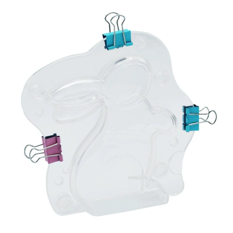 Пасхальный милый кролик шоколадная форма формы для украшения торта инструменты