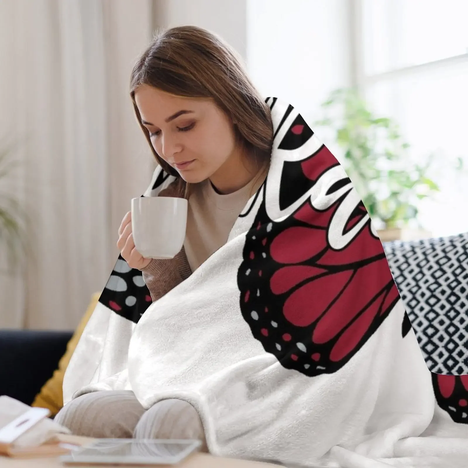 Фланелевое одеяло Ramapo с бабочкой