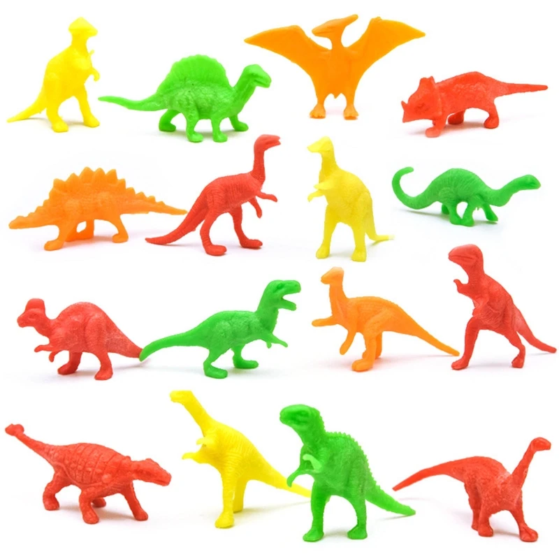 

Mini Portable Pinch Dinosaur Model Toys Bright Color PVC Made Table Games
