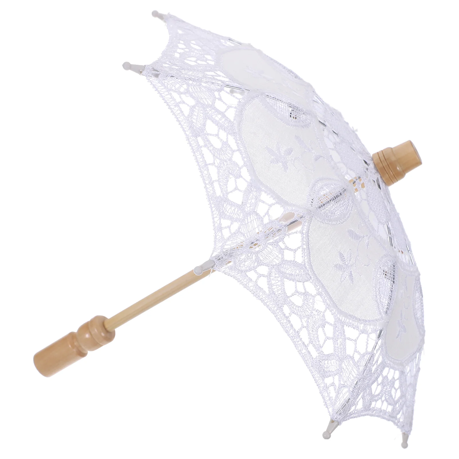 

Lace Umbrella White Wedding Decor Parasol Bulk Toys Kids Costume Photography Parasols