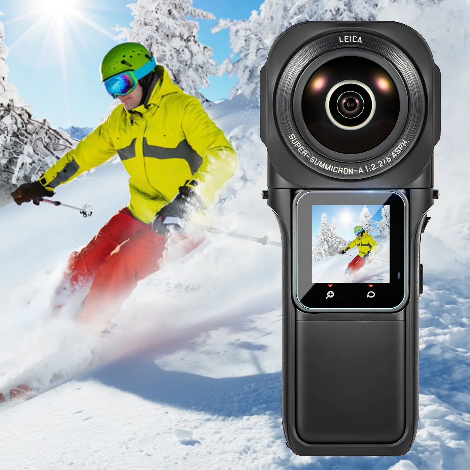 

Screen Protector for360 Camera ONE RS R Twin Edition Insta 360 ONE RS 4k Camera Lens LCD Film Tempered Glass Protection