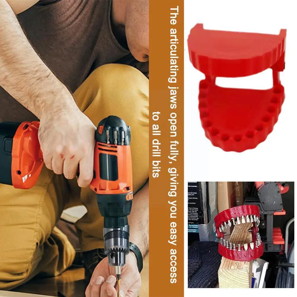 

Funny Denture Drill Bit Holder Bit Holder For Drill Teeth Model Design Fits 1/4 Inch Hex Bit And Drive Bit Adapter V9a7